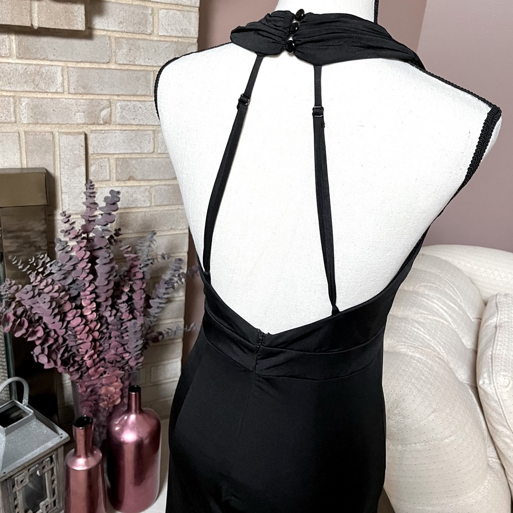 Lulus Tenth Avenue Ruched Halter Maxi Dress in Black - Picture 10 of 15